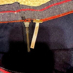 Free People striped cotton skirt